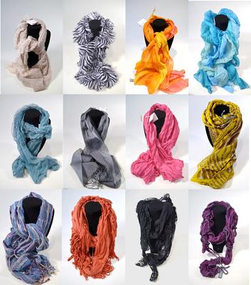 Fashion Scarf Of The Month Club $21.95 month w/ free ship from Sharon Elizabeth's Floral Designs in Berlin, CT