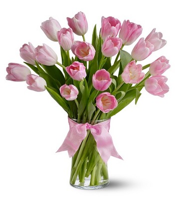 Precious Pink Tulips - Deluxe from Sharon Elizabeth's Floral Designs in Berlin, CT