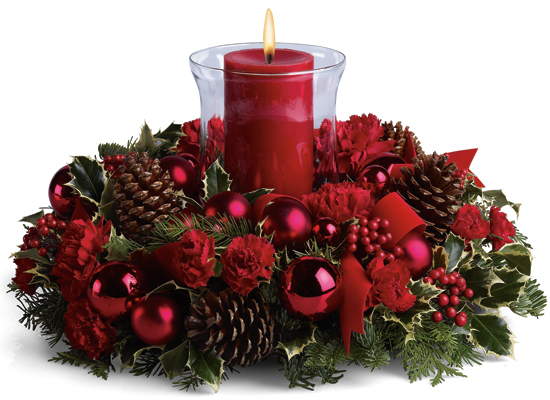 Christmas by Candlelight from Sharon Elizabeth's Floral Designs in Berlin, CT