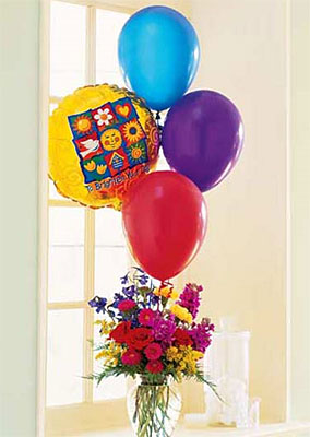 Balloons and a Boost from Sharon Elizabeth's Floral Designs in Berlin, CT