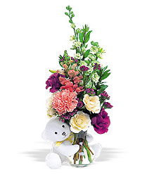 Teleflora's New Baby Bear from Sharon Elizabeth's Floral Designs in Berlin, CT