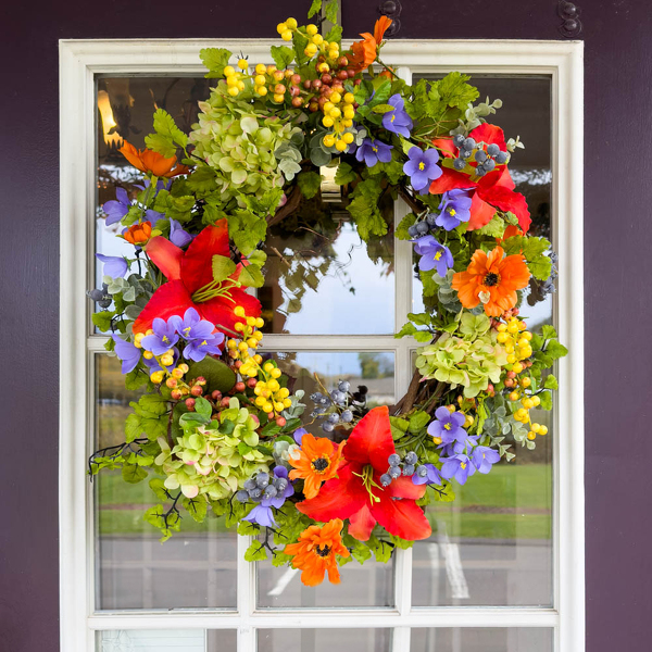 Harvest Harmony Wreath from Sharon Elizabeth's Floral Designs in Berlin, CT