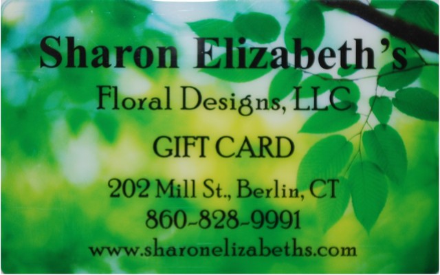 Gift Cards from Sharon Elizabeth's Floral Designs in Berlin, CT